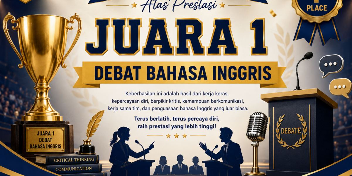Juara 1 Debat Bahasa Inggris