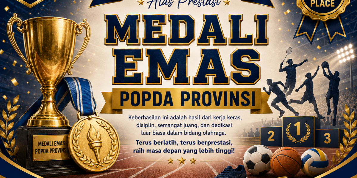 Medali Emas POPDA Provinsi